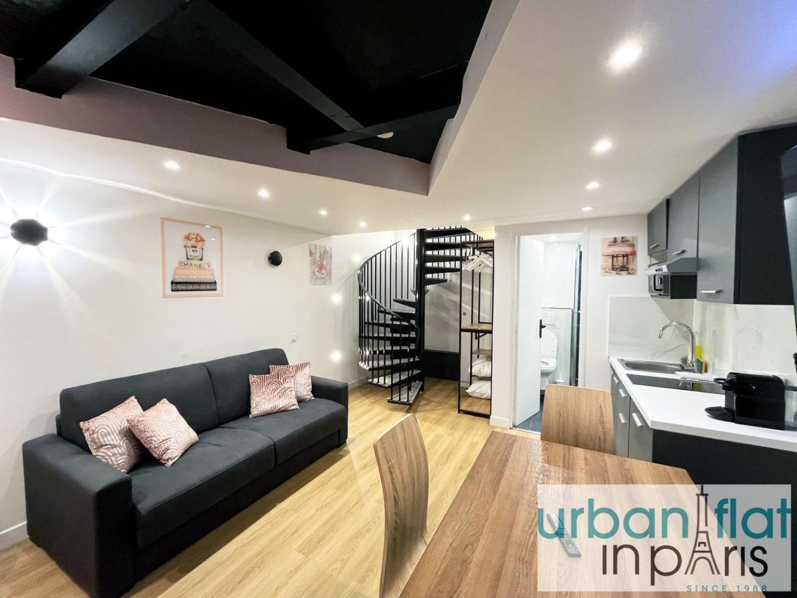 Ferienwohnung Urban Flat 179 - Pretty Loft Montorgueil Paris Exterior foto