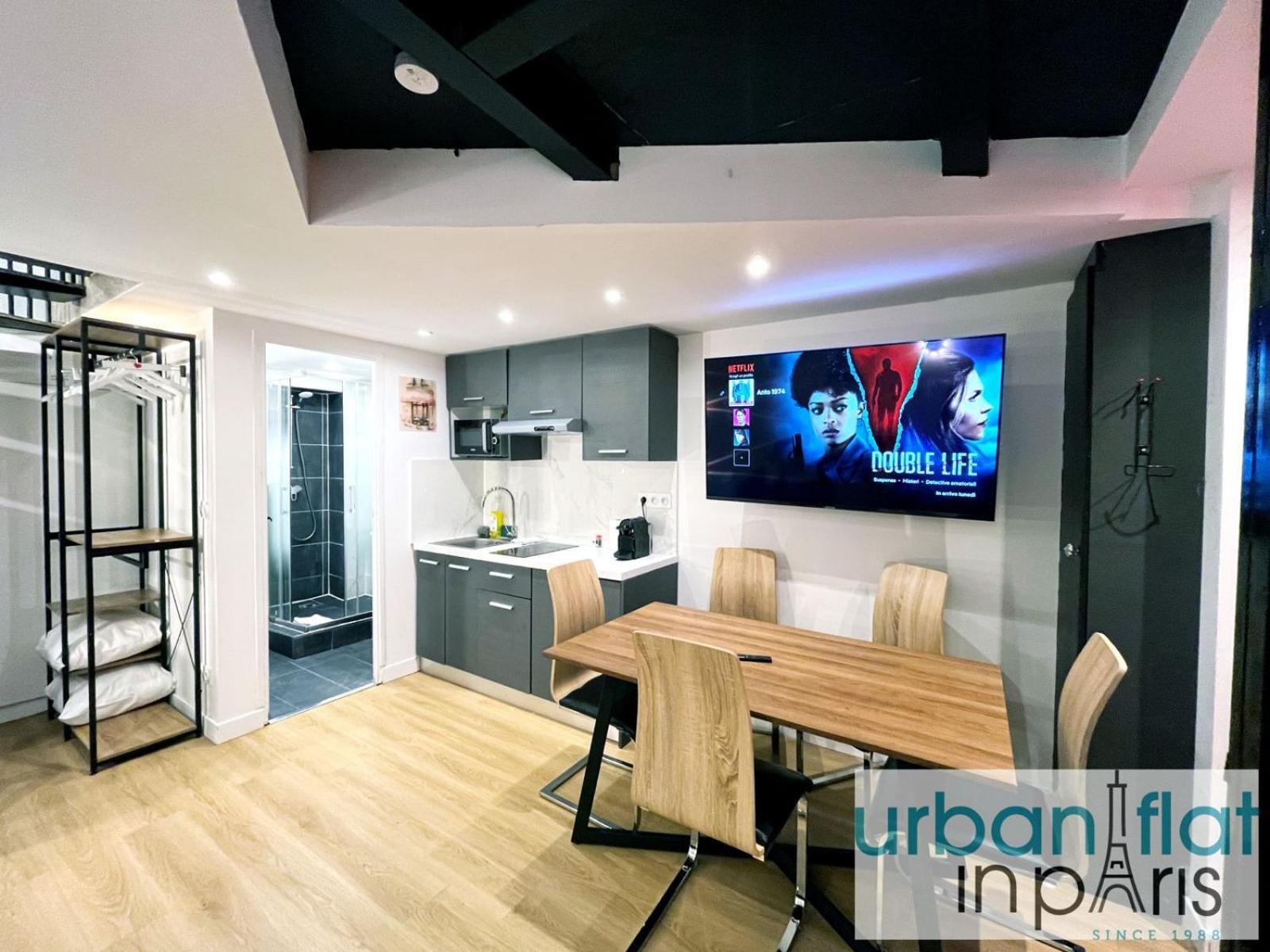 Ferienwohnung Urban Flat 179 - Pretty Loft Montorgueil Paris Exterior foto
