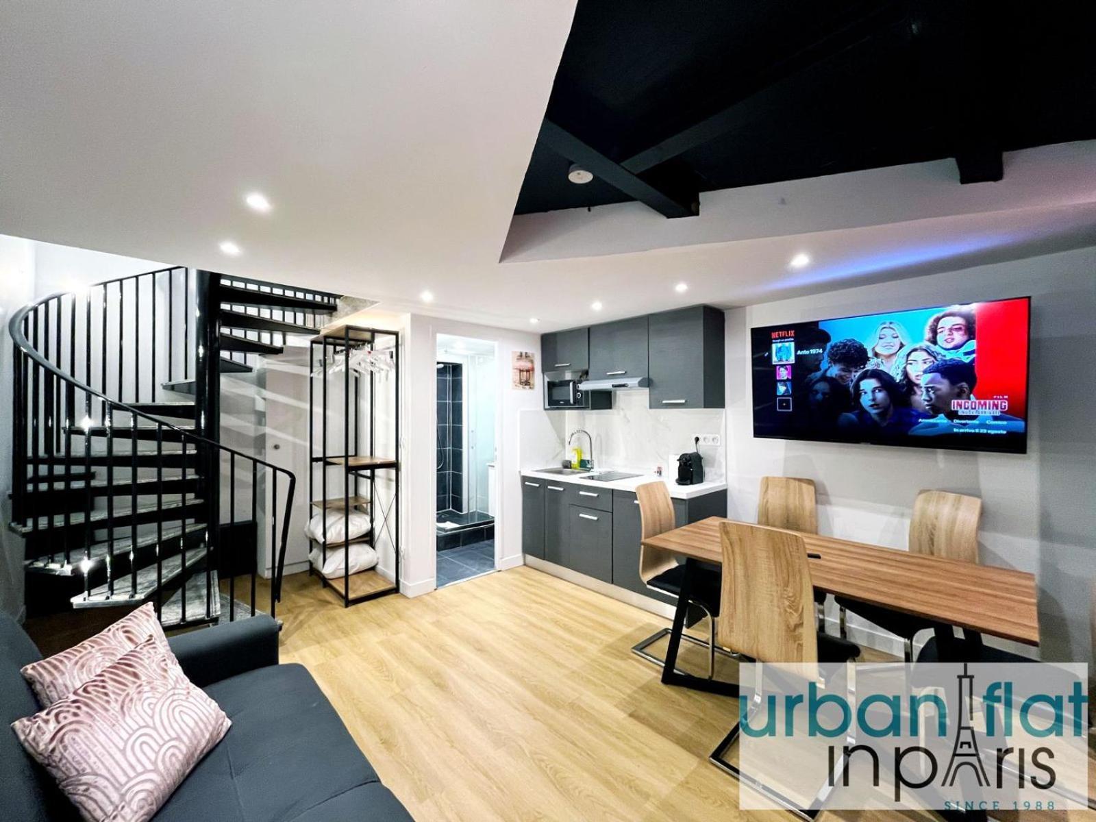 Ferienwohnung Urban Flat 179 - Pretty Loft Montorgueil Paris Exterior foto