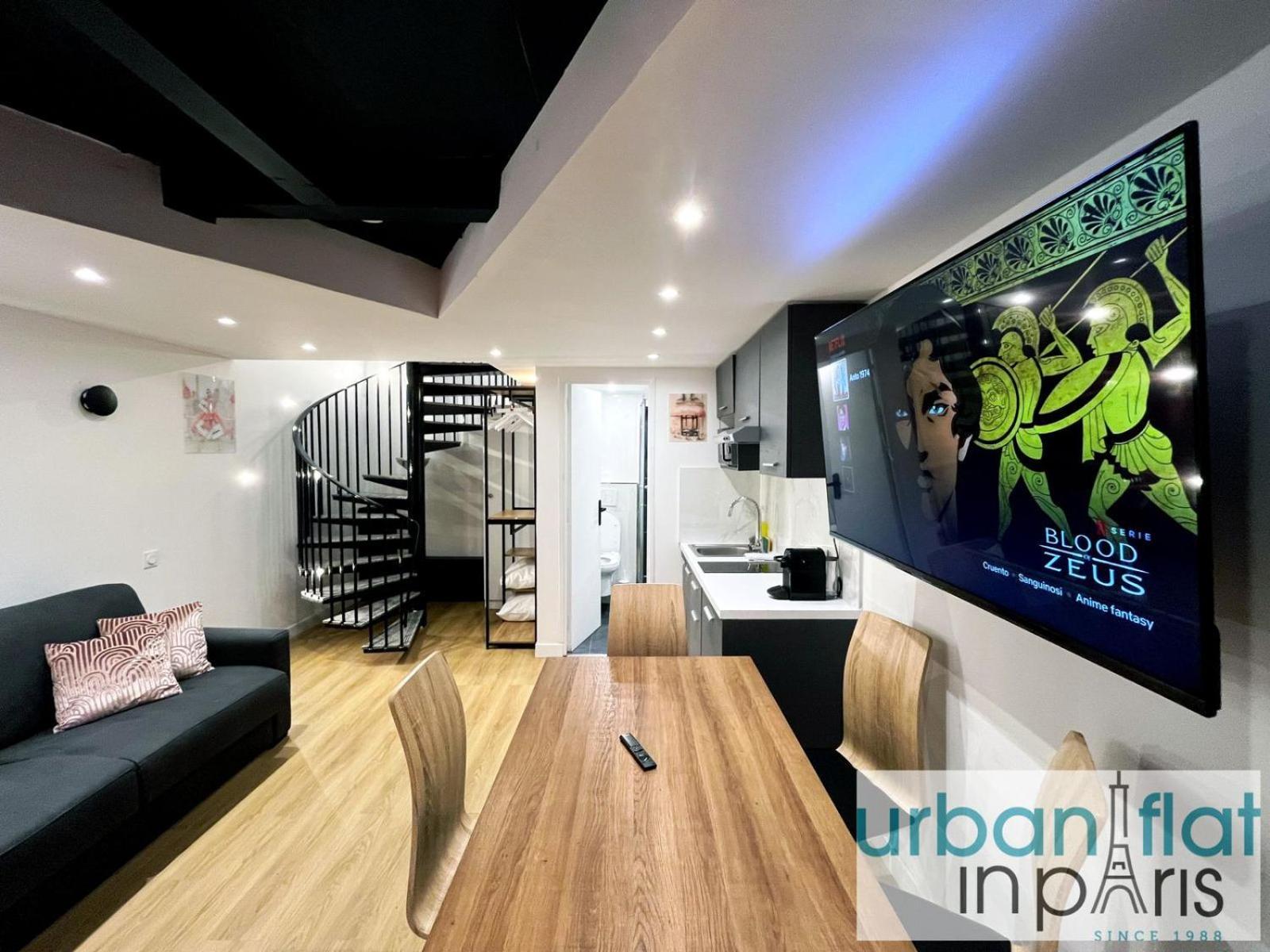 Ferienwohnung Urban Flat 179 - Pretty Loft Montorgueil Paris Exterior foto